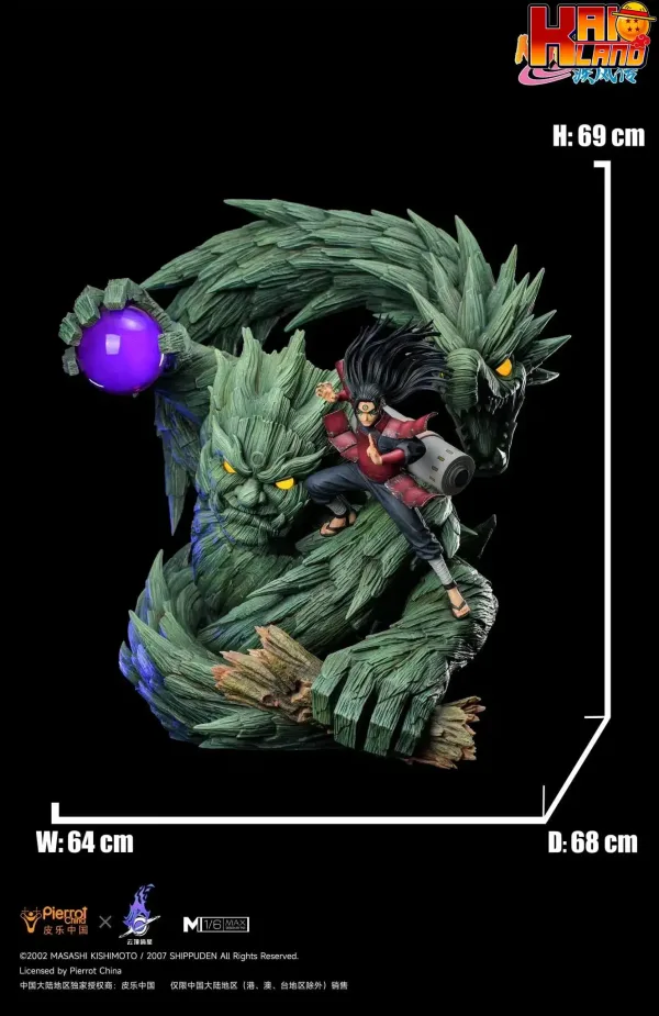 Naruto Pickstar Studio Senju Hashirama Resin Statue 9 jpg