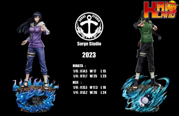 Naruto Surge Studio Hyuga Hinata x Hyuga Neji Resin Statue 1 scaled