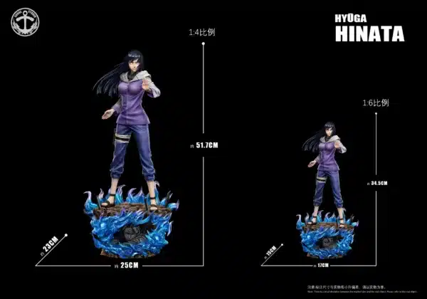Naruto Surge Studio Hyuga Hinata x Hyuga Neji Resin Statue 3