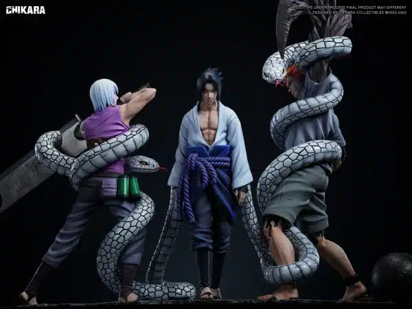 Naruto Chikara Studio Uchiha Sasuke Resin Statue 1