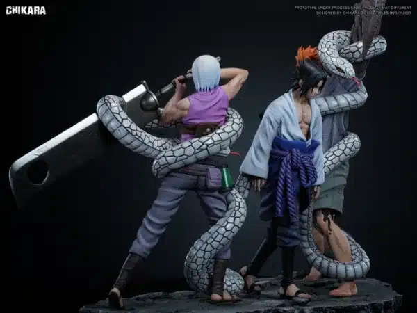 Naruto Chikara Studio Uchiha Sasuke Resin Statue 2