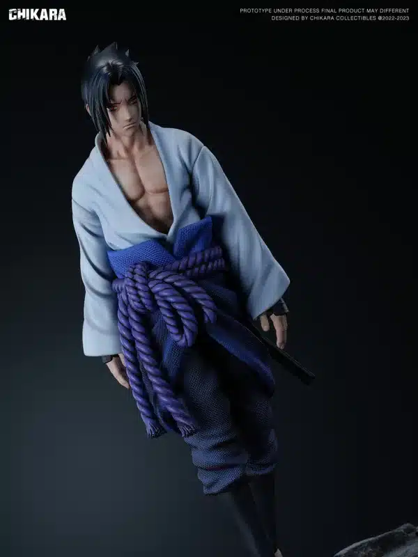 Naruto Chikara Studio Uchiha Sasuke Resin Statue 3
