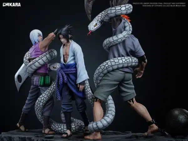Naruto Chikara Studio Uchiha Sasuke Resin Statue 6