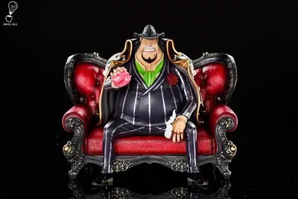 One Piece Brain Hole Studio Sitting Capone Bege Resin Statue 7