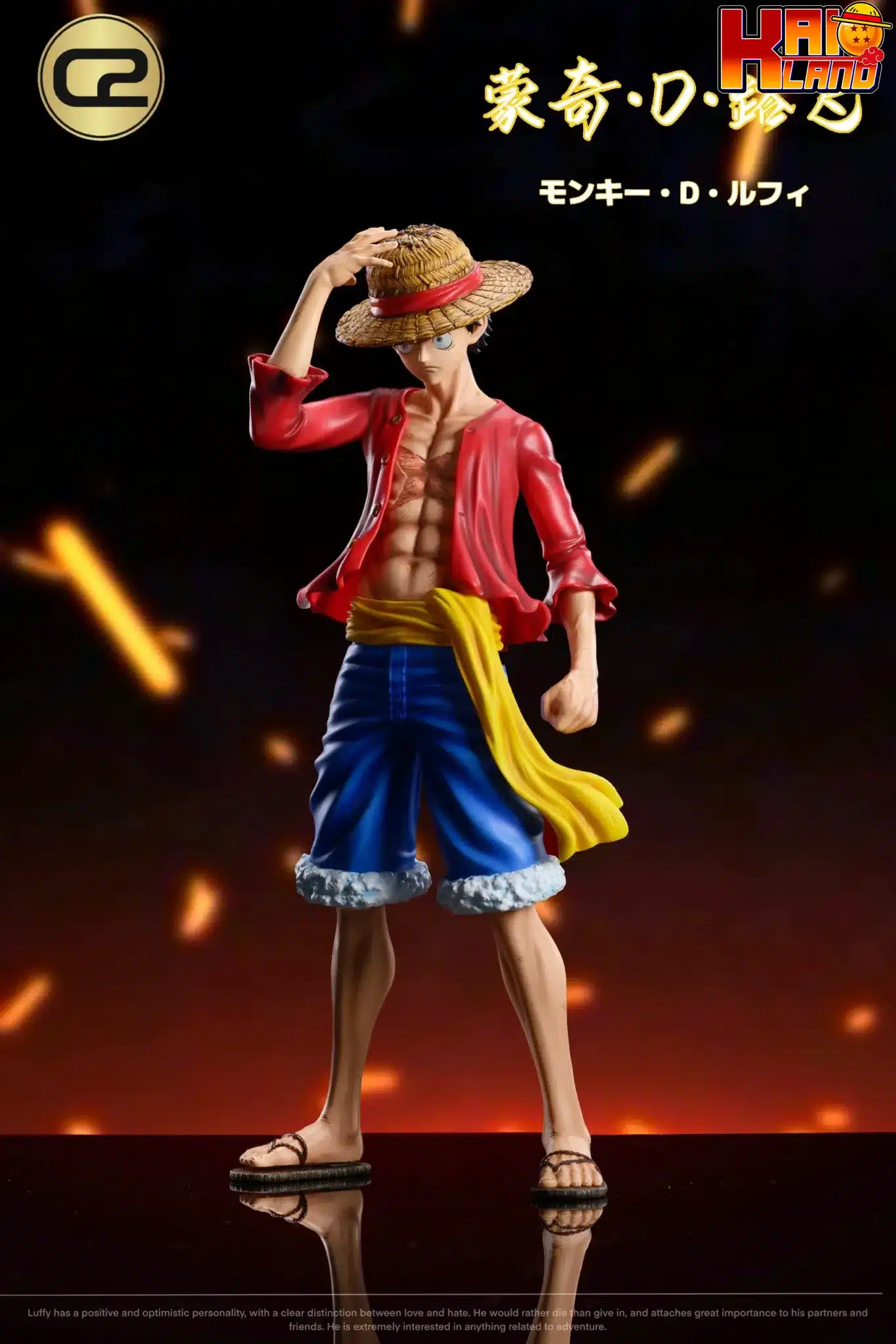 One Piece C2 Studio Monkey D Luffy Resin Statue