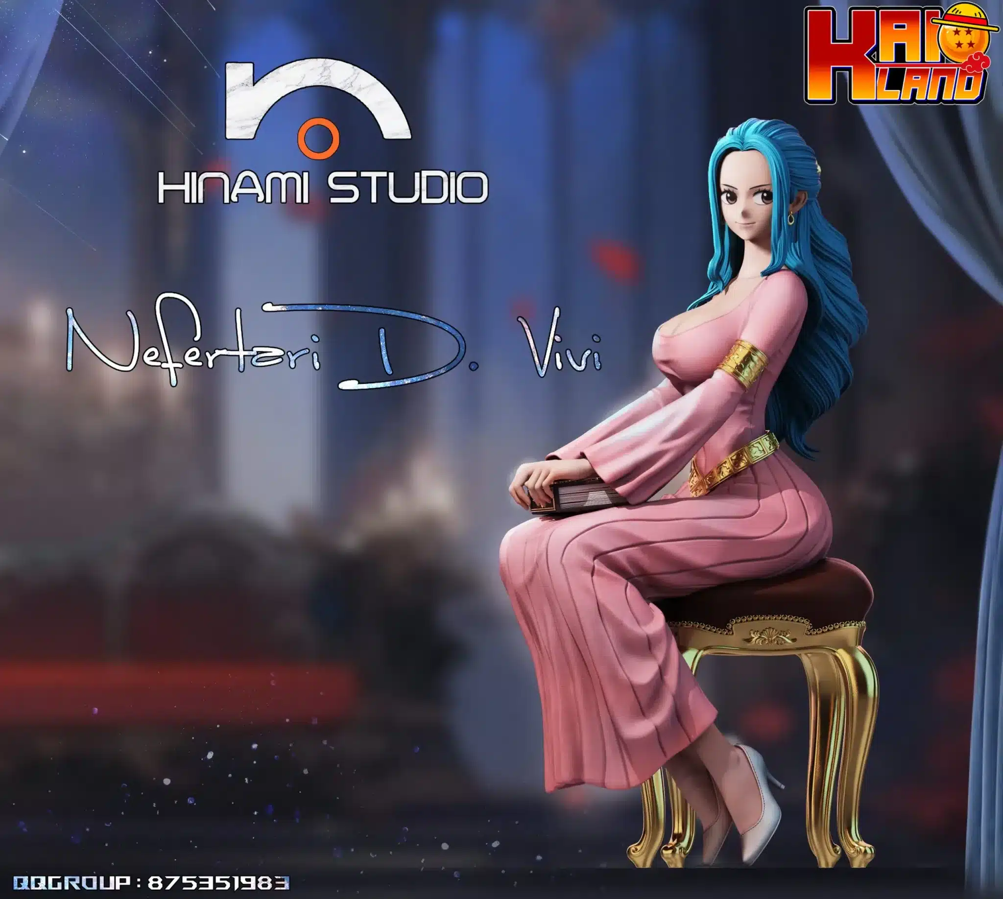One Piece Hinami Studio Nefertari Vivi Resin Statue