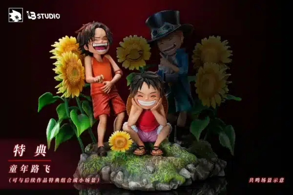 One Piece LB STUDIO Monkey D Luffy Red Roc Resin Statue 7