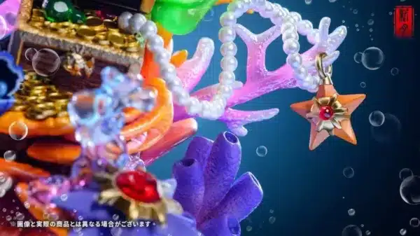 Pokemon Crescent Studio Dragon Palace Treasure Milotic Resin Statue 5