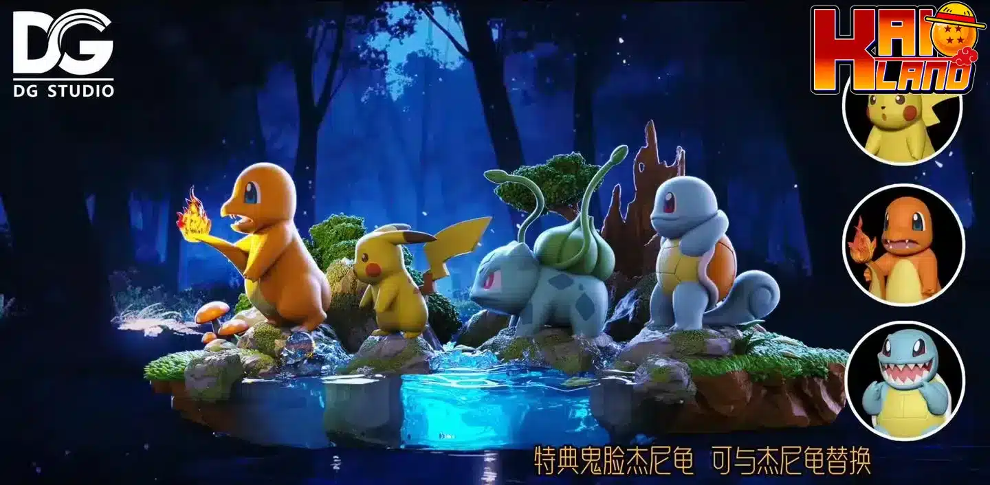 Pokemon DG Studio Night Adventure Team Resin Statue - Kaioland