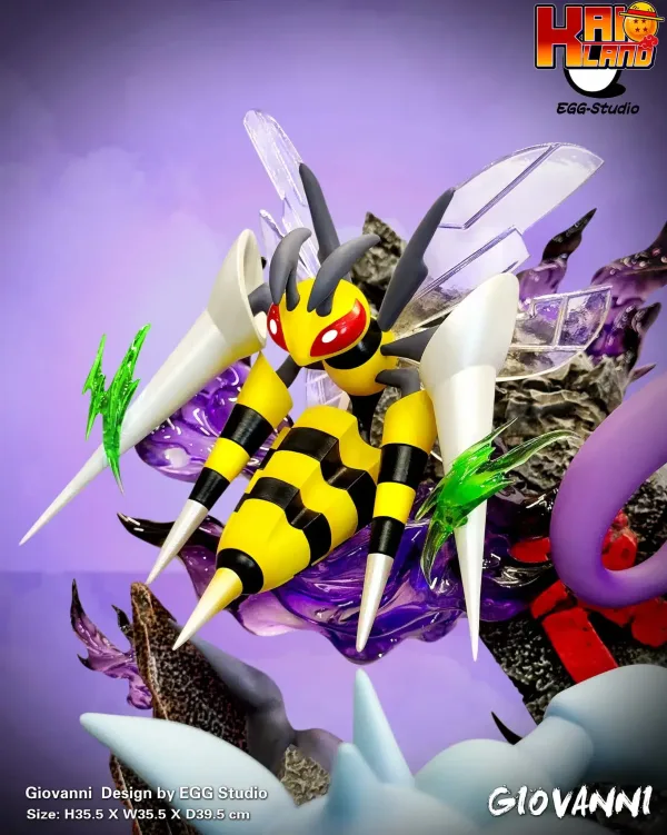 Pokemon Egg Studio Team Giovanni Resin Statue 3 jpg