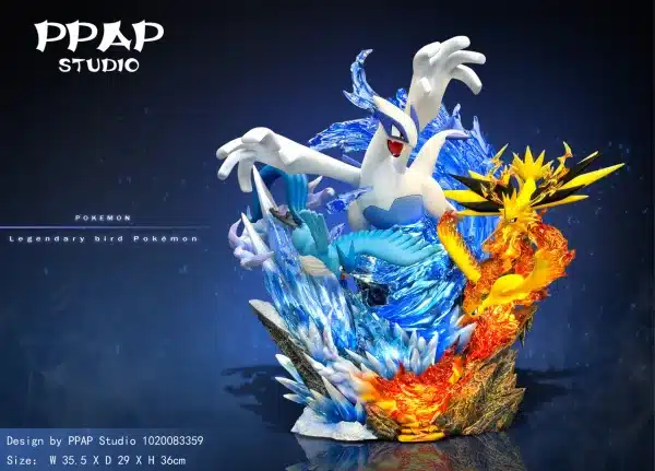 Pokemon PPAP Studio Lugia Legendary Birds Resin Statue 1
