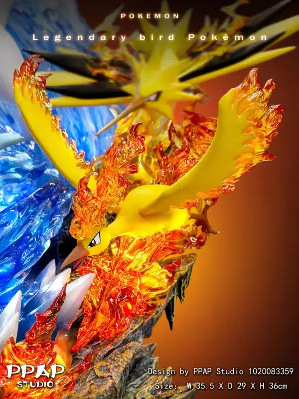 Pokemon PPAP Studio Lugia Legendary Birds Resin Statue 4