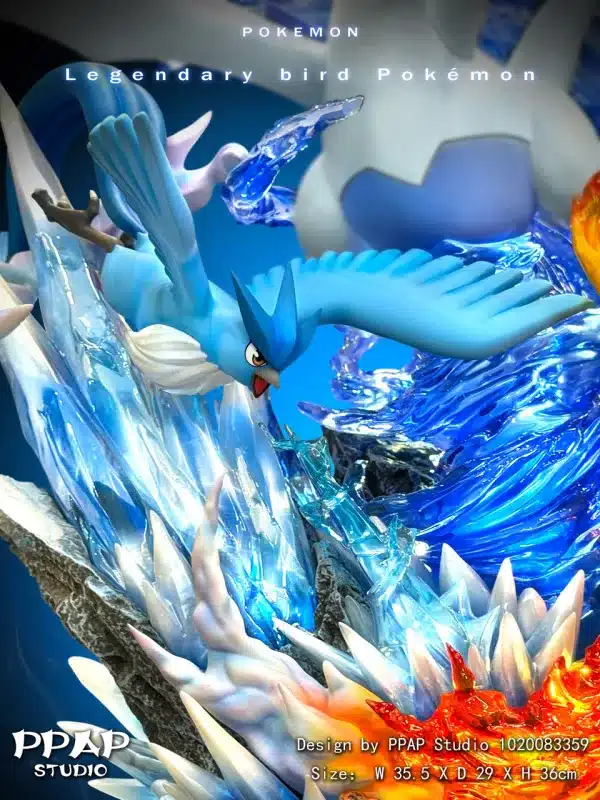Pokemon PPAP Studio Lugia Legendary Birds Resin Statue 5