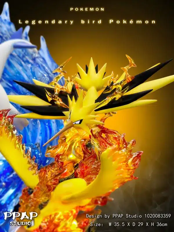 Pokemon PPAP Studio Lugia Legendary Birds Resin Statue 6