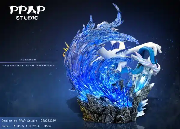 Pokemon PPAP Studio Lugia Legendary Birds Resin Statue 8
