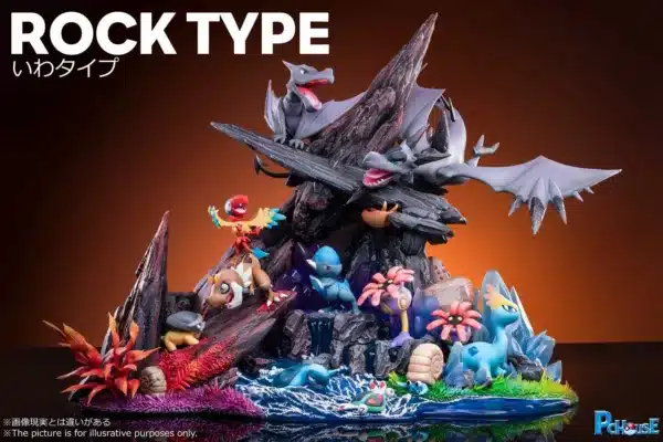 Pokemon Pc House Studio Rock Type Resin Statue 1