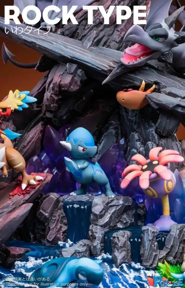 Pokemon Pc House Studio Rock Type Resin Statue 5
