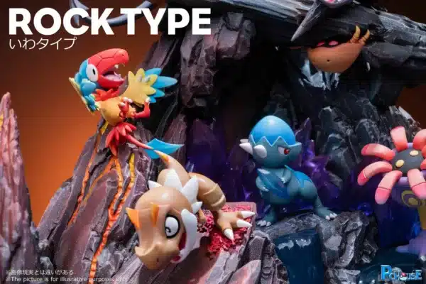 Pokemon Pc House Studio Rock Type Resin Statue 6