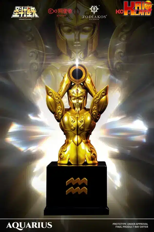 Saint Seiya Zodiakos Studio Aquarius Camus Cloth Resin Statue 2