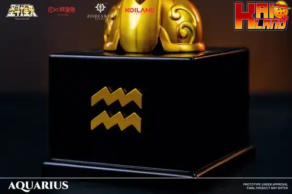 Saint Seiya Zodiakos Studio Aquarius Camus Cloth Resin Statue 4