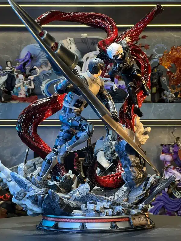 Tokyo Ghoul X1 Art Studio Ken Kaneki Vs Amon Resin Statue 0
