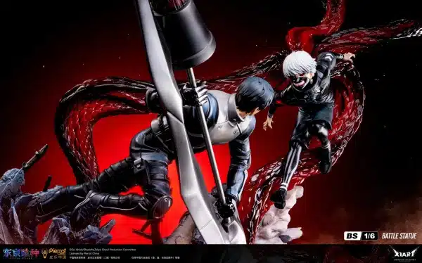 Tokyo Ghoul X1 Art Studio Ken Kaneki Vs Amon Resin Statue 2
