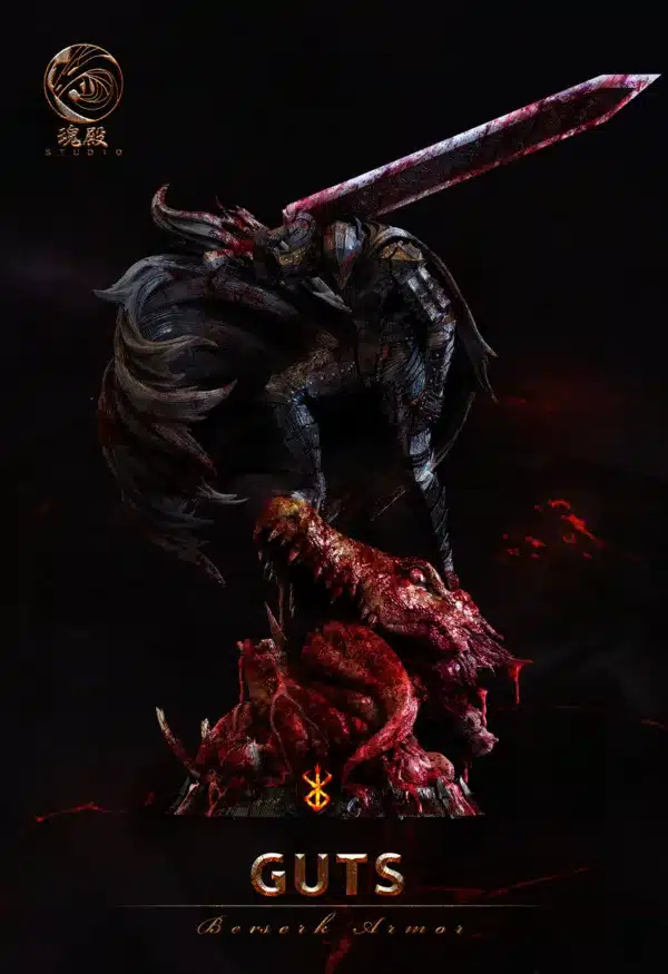 Berserk HunDian Studio Guts Resin Statue 5