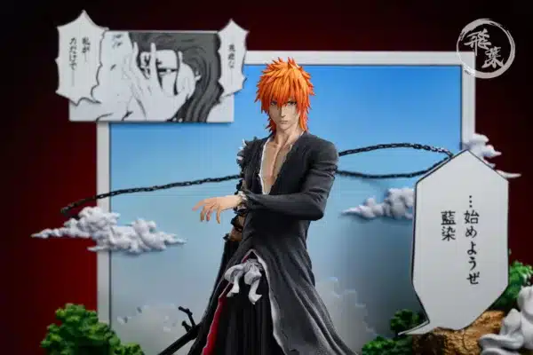 Bleach FlyLeaf Studio Comic Version Ichigo Resin Statue 3