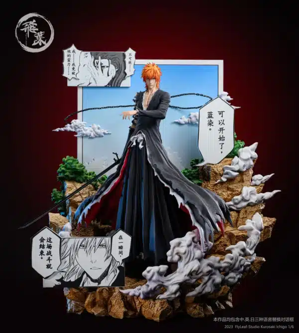 Bleach FlyLeaf Studio Comic Version Ichigo Resin Statue 5