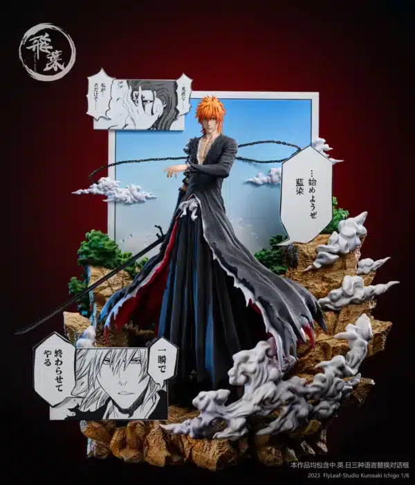 Bleach FlyLeaf Studio Comic Version Ichigo Resin Statue 6