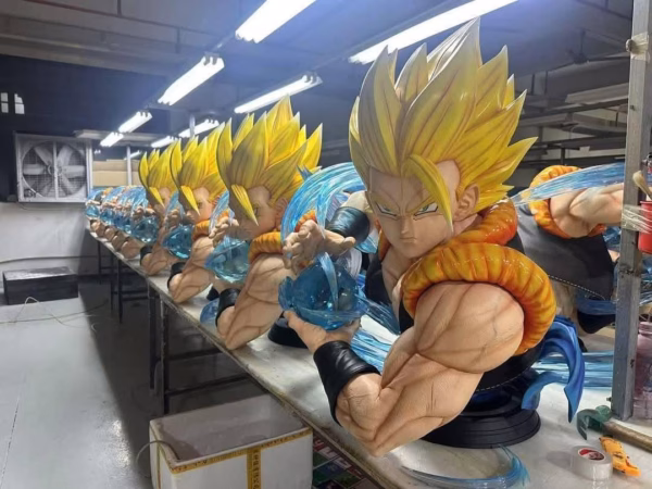Dragon Ball ArmyAnt Studio Gogeta x Vegetto Bust Resin Statue