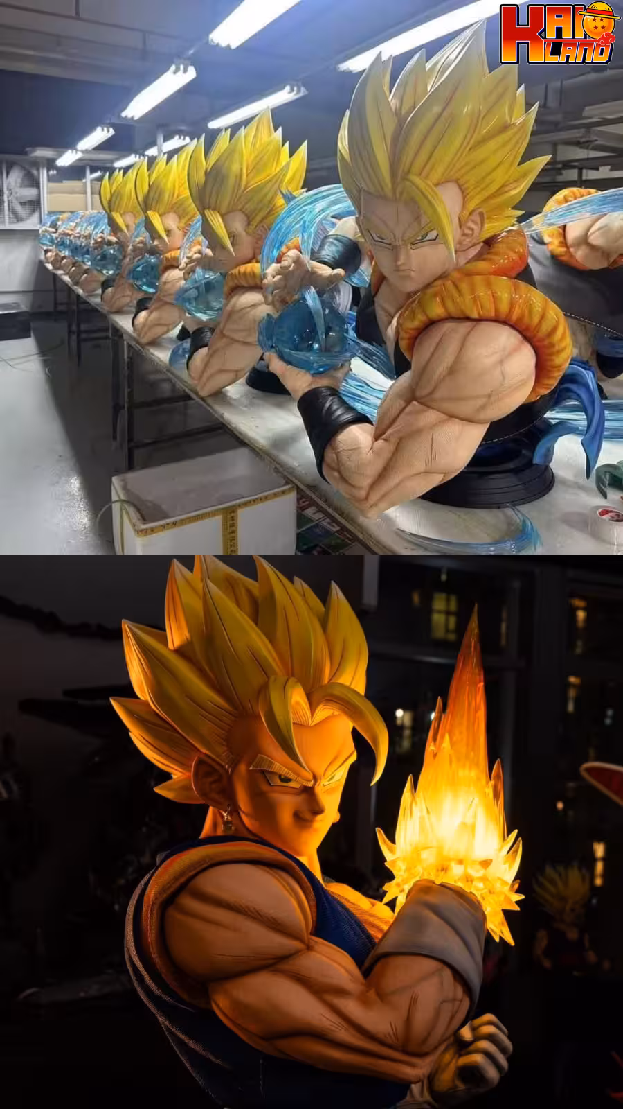 Dragon Ball ArmyAnt Studio Gogeta x Vegetto Bust Resin Statue