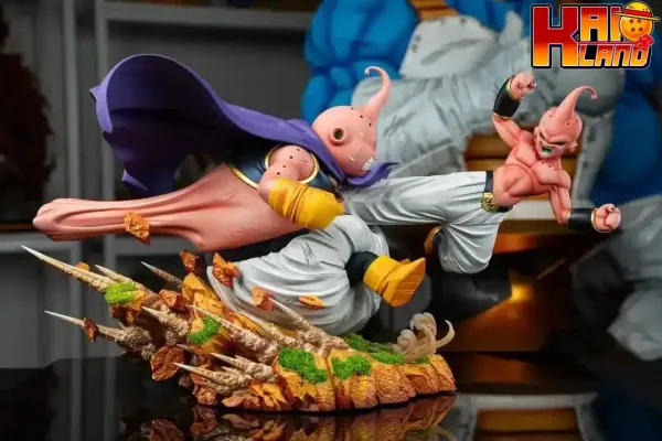 Dragon Ball Clouds Studio Fat Buu Vs Kid Buu Battle Resin Statue 1 1