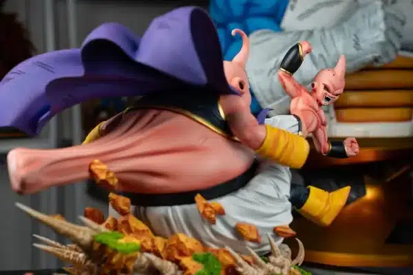 Dragon Ball Clouds Studio Fat Buu Vs Kid Buu Battle Resin Statue 2 1