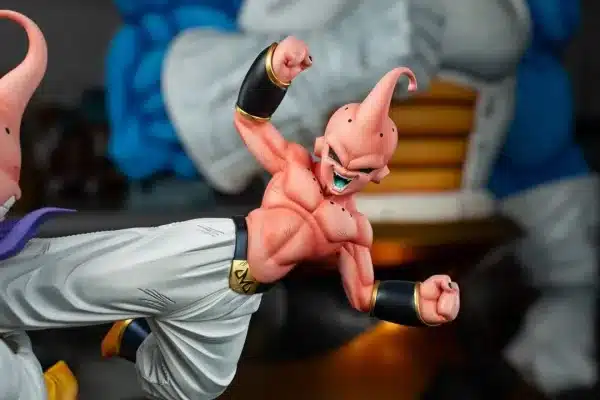 Dragon Ball Clouds Studio Fat Buu Vs Kid Buu Battle Resin Statue 3 1