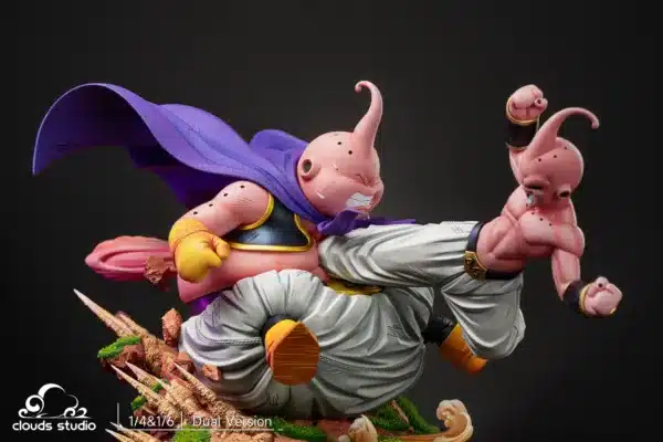 Dragon Ball Clouds Studio Fat Buu Vs Kid Buu Battle Resin Statue 7
