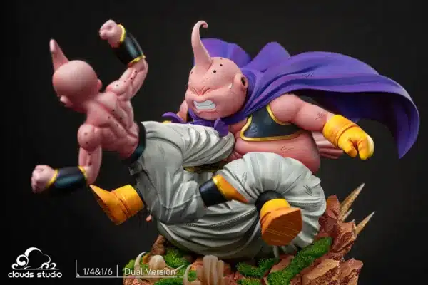 Dragon Ball Clouds Studio Fat Buu Vs Kid Buu Battle Resin Statue 8