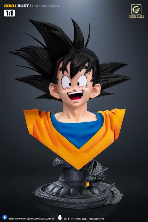 Dragon Ball Figure Class Studio Goku Smiling Bust Resin Statue 1