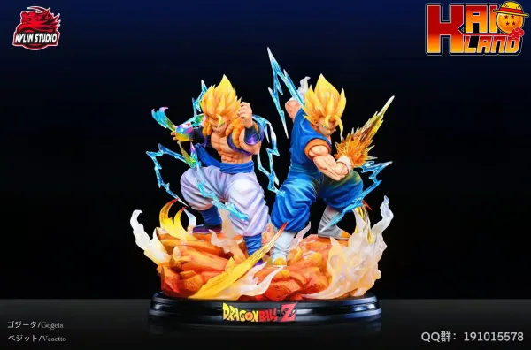 Dragon Ball Kylin Studio Vegito x Gogeta Resin Statue 2 scaled