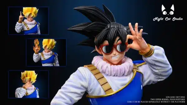 Dragon Ball Night Cat Studio Goku Yardrat Resin Statue 5