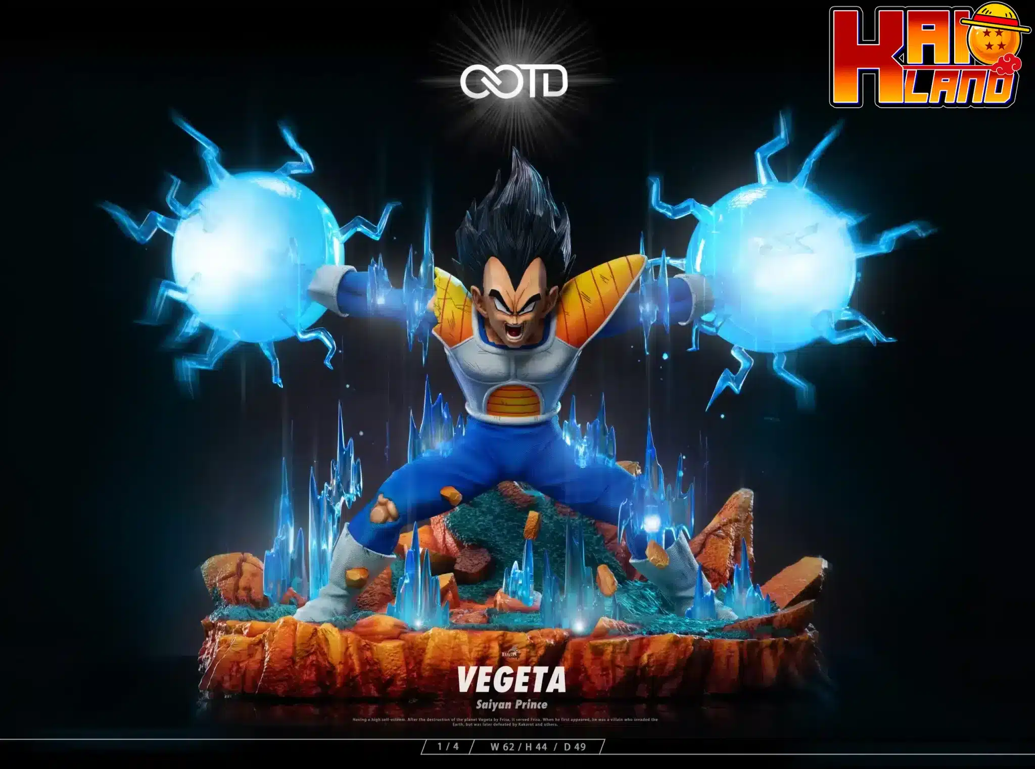 Dragon Ball OOTD Studio Vegeta Resin Statue