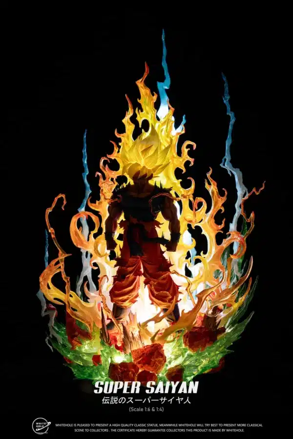 Dragon Ball White Hole Studio The legendary Super Saiyan Goku Statue Resin Statue 2