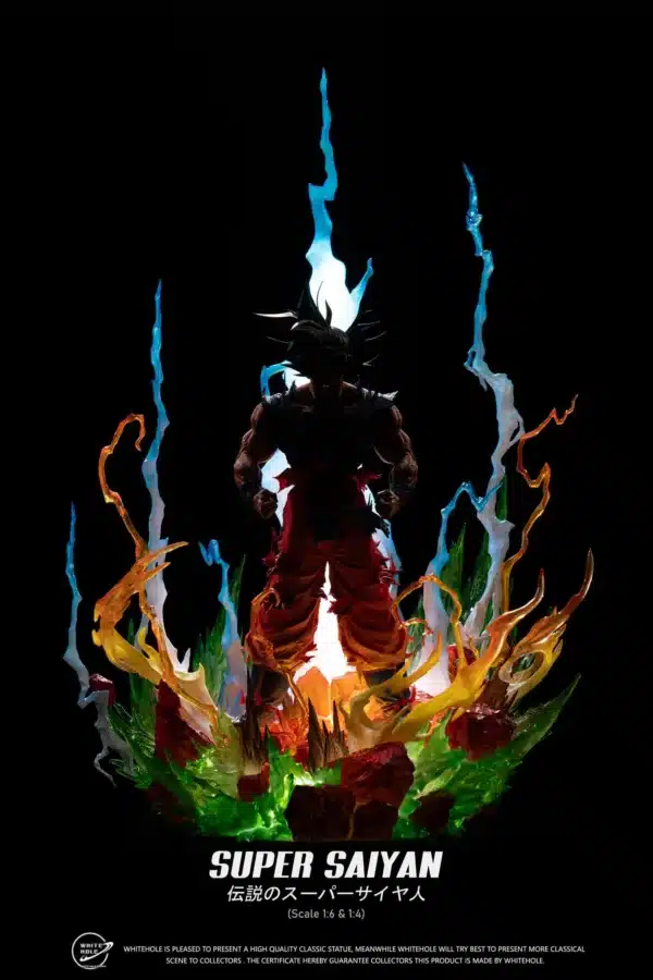 Dragon Ball White Hole Studio The legendary Super Saiyan Goku Statue Resin Statue 3