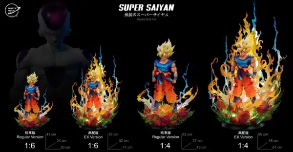Dragon Ball White Hole Studio The legendary Super Saiyan Goku Statue Resin Statue 6