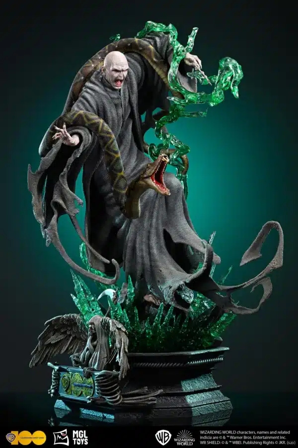 Harry Potter MGL TOYS Studio Harry Potter VS Lord Voldemort Licensed Resin Statue 5