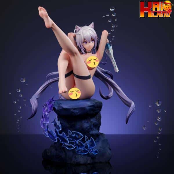 Honkai Impact 3rd Arctic Wolf Studio Kiana Herrscher of Finality Selenic Ripples Resin Statue 10