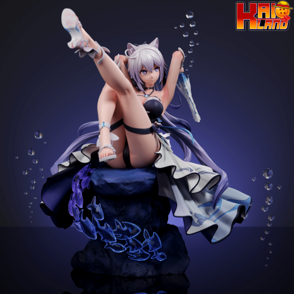 Honkai Impact 3rd Arctic Wolf Studio Kiana Herrscher of Finality Selenic Ripples Resin Statue 3