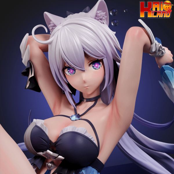 Honkai Impact 3rd Arctic Wolf Studio Kiana Herrscher of Finality Selenic Ripples Resin Statue 4