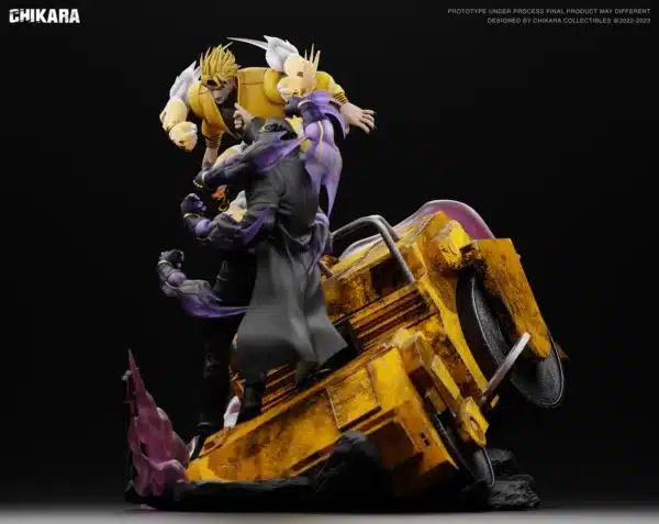 JoJos Bizarre Adventure Chikara Studio Jotaro Vs Dio Resin Statue 2