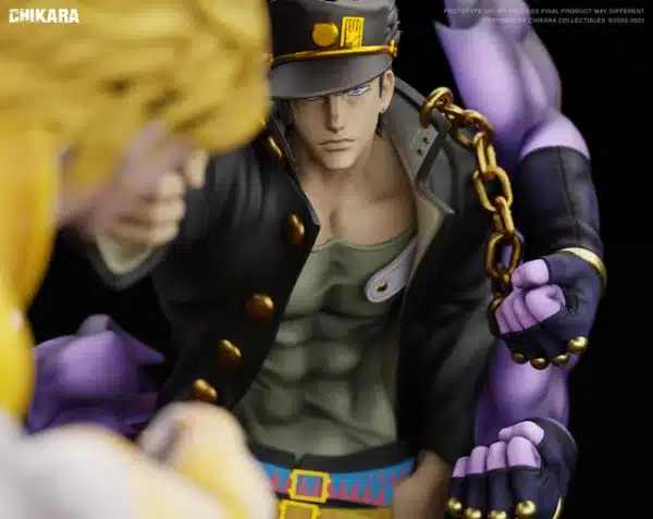 JoJos Bizarre Adventure Chikara Studio Jotaro Vs Dio Resin Statue 3